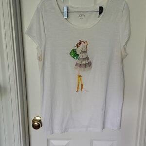 Ann Taylor LOFT Fashion Print Tee
